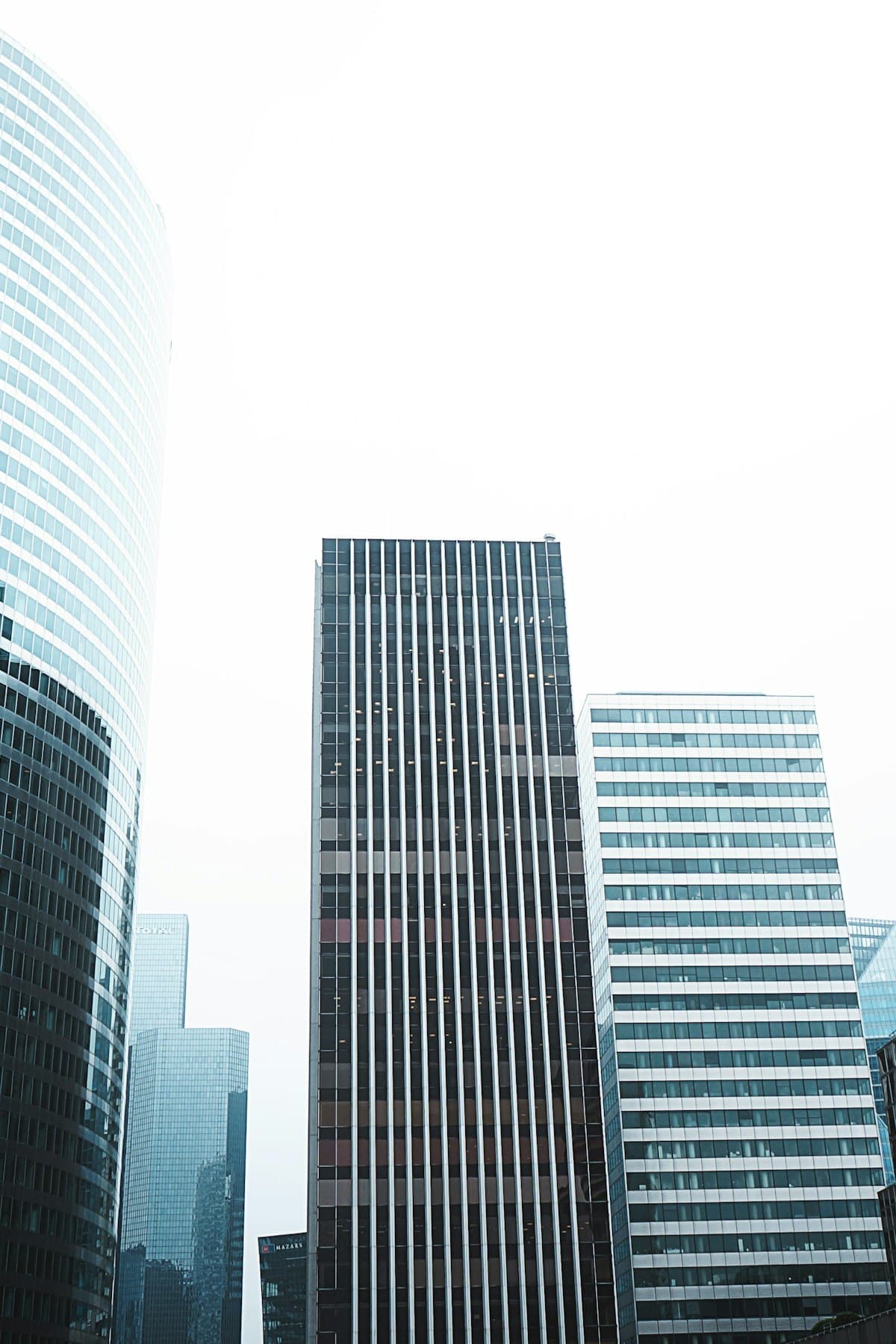 Modern corporate towers representing strategy consulting and business transformation