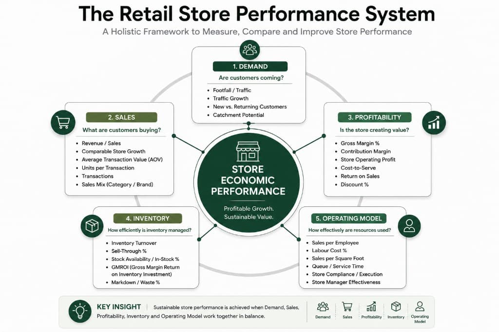 The Retail Store Performance System framework for measuring and improving multi-store performance